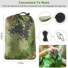 600lbs Load 2 Persons Hammock with Mosquito Net Outdoor Hiking Camping Hommock Portable Nylon Swing Hanging Bed - Camouflage