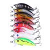 8 Pcs Fishing bionic bait hard bait minorua bait fishing lure - mix color