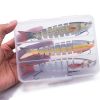 3pcs 8 Segment Fishing Lure Multi Jointed Artificial Bait Slow Sinking Bionic Fishing Bait Ice Fishing Gear - 390 (3pcs With Opp Bag )