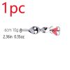 `1pc Spinner Spoon Fishing Lure; 10g 14g 21g 28g Fishing Lure Baits Treble Hook For Trout Pike Pesca; Fish Tackle - 3.27in