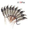 5-30Pcs Black Back Rabbit Ear Wire Nymph Flies Trout Fly Fishing Lures 10# For Freshwater Saltwater - Pack Of 30Pcs