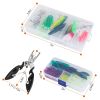 383Pcs Fishing Lures Tackle Box Bass Fishing Animated Lure Crankbaits - Multi-color