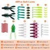 383Pcs Fishing Lures Tackle Box Bass Fishing Animated Lure Crankbaits - Multi-color