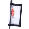 4 Packs Fishing Lure Wraps Clear PVC Protective Covers - Black - 4 Pack Medium 5.67in x 3.38in