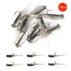 10pcs Lure Artificial Lure With Hook; Small Gray Fish Simulation Soft Bait - With Hook(red) - 10pcs