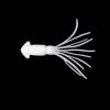 10pcs Simulation Small Squid Freshwater Lure Soft Bait; Various Colors Available - White