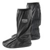 Black Waterproof Rain Boot; Shoe Cover With Reflector; High Top Clear Shoes Dust Covers For Motorcycle Bike - White - S