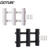 Goture Boat Fishing Rod Holder; 3 Rod Tube Plastic Holder Fishing Tackle Tool - White