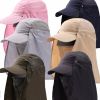 1pc Unisex Sun Shadow; Outdoor Mountaineering Sun Visor; Fisherman Hat; Fishing Cap; Fast Drying Cap - Purple