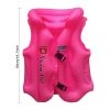 1pc Inflatable Floating Life Vest; Life Jacket For Swimming Pool Beach Kids Children - Yellow