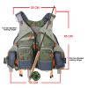 Fly Fishing Vest Pack Adjustable for Men and Women - Green