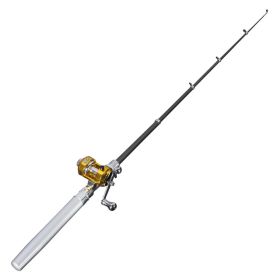 mini portable fishing pole (Color: White)