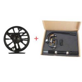 Fly fishing wheel CNN cutting fly wheel (Option: Black-A3 with winder)