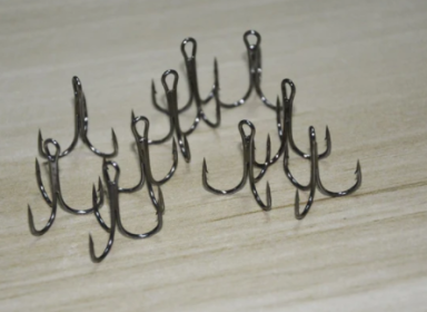 Three Claw Barbed Butterfly False Bait (Option: Black-8numbers-10PCS)