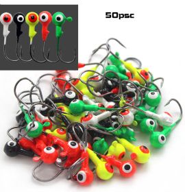 Five Color Fish Hook In Bulk (Option: Mixed color-3.5g-50PCS)