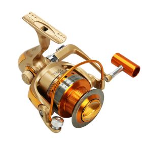 Metal Head Rocker Fishing Reel Fishing Reel Spinning Wheel Sea Rod Wheel (Option: Orange-8000style)